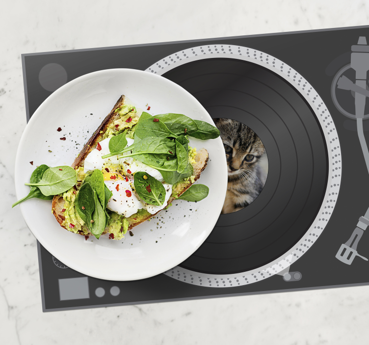 Vinyl disk tilpasses foto original placemat - Tenstickers