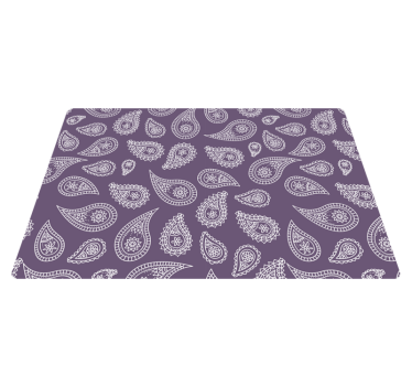 Spisebrikke original paisley mønster - Tenstickers