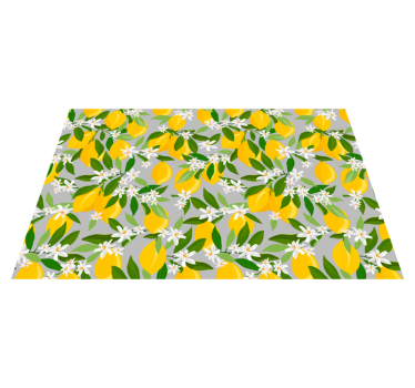 Spisebrikke original sitronblomster mønster - Tenstickers