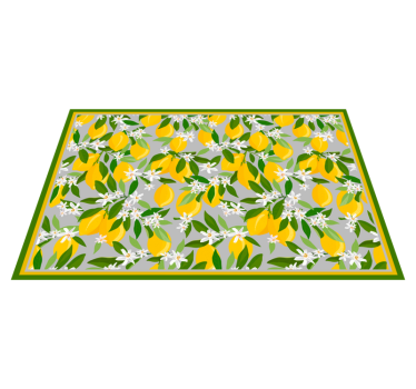 Spisebrikke original sitronblomster mønster - Tenstickers