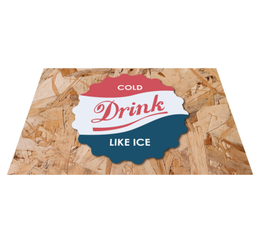 Retro drink soda bordbrikke original vinyl spisebrikker - Tenstickers