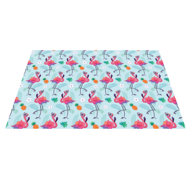 Spisebrikke original flamingo tropisk mønster - Tenstickers