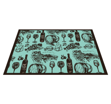 Vin tema originale vinyl spisebrikker - Tenstickers