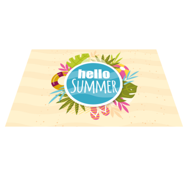 Spisebrikke original sommerstemning - Tenstickers