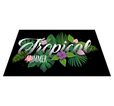 Spisebrikke original tropisk sommerstemning - Tenstickers