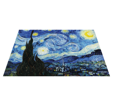 Van goghs originale vinylplattformer med stjernekveld - Tenstickers