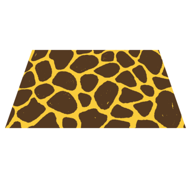 Spisebrikke original giraffemønster - Tenstickers