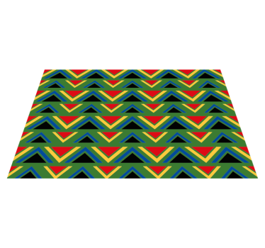 Spisebrikke original livlig geometrisk stil - Tenstickers