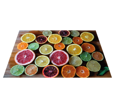 Citrusfrukter arrangement spisebrikke original - Tenstickers