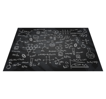 Spisebrikke original kjemisk ligning print - Tenstickers