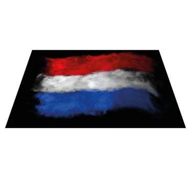 Spisebrikke original nederlandsk flaggmønster - Tenstickers
