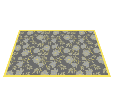 Spisebrikke original blomstermønster overlay - Tenstickers