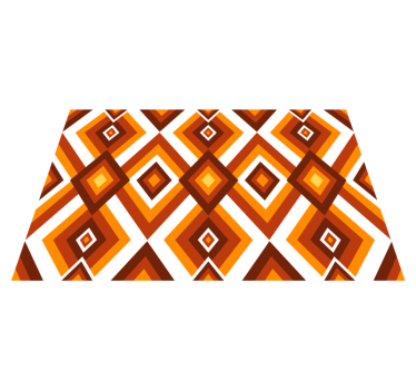 Spisebrikke original geometrisk diamantmønster - Tenstickers