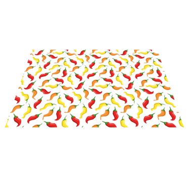 Spisebrikke original fargerike chilipepper - Tenstickers