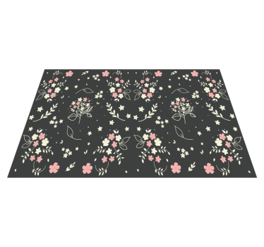 Spisebrikke original blomstrende elementoverflate - Tenstickers