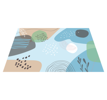 Flere farger og symboler originale spisebrikke - Tenstickers