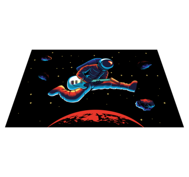 Spisebrikke original astronaut spiller gitar - Tenstickers