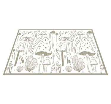 Spisebrikke original sopp natur elementer - Tenstickers