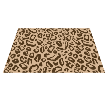 Store og små leopard flekker originale spisebrikke - Tenstickers