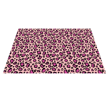 Spisebrikke original rosa leopardmønster - Tenstickers