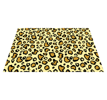 Spisebrikke original leopardmønster - Tenstickers