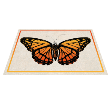 Vintage monark sommerfugl originale spisebrikke - Tenstickers