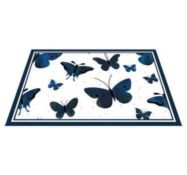 Spisebrikke original sommerfugl mønster kunst - Tenstickers