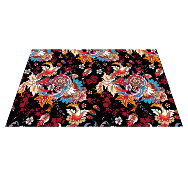 Spisebrikke original blomstrete emblem eleganse - Tenstickers