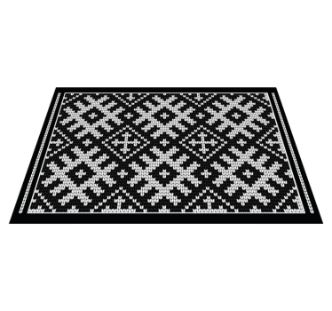 Viking, lenket, firkantet, firkant originale spisebrikke - Tenstickers