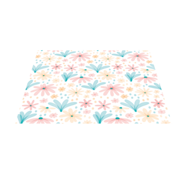 Spisebrikke original blomsterfarger - Tenstickers