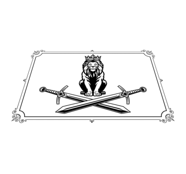 Spisebrikke original løvenes konge emblem - Tenstickers