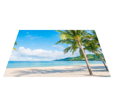 Spisebrikke original tropisk drøm strand - Tenstickers
