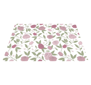 Spisebrikke original blomstrende elegant mønster - Tenstickers