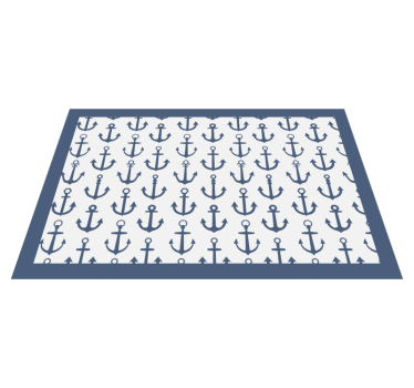 Spisebrikke original anker mønster overflate - Tenstickers