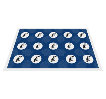 Spisebrikke original tropisk fuglemønster - Tenstickers