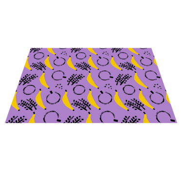Spisebrikke original bananmønster - Tenstickers