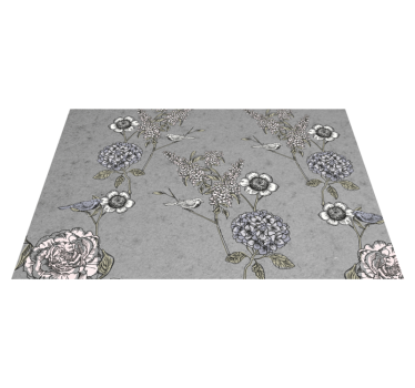 Spisebrikke original botanisk accent element - Tenstickers