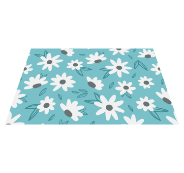 Spisebrikke original med blomstertrykk - Tenstickers
