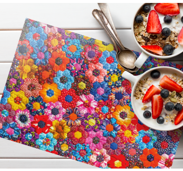 Blomsterplate originale vinylplattformer - Tenstickers
