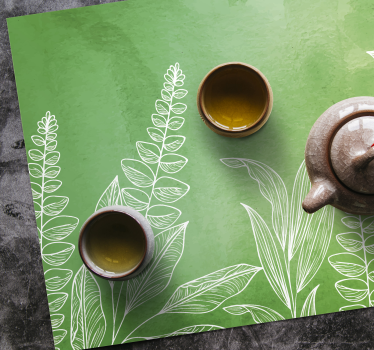 Original grønn farge med leafes originale vinylplattformer - Tenstickers