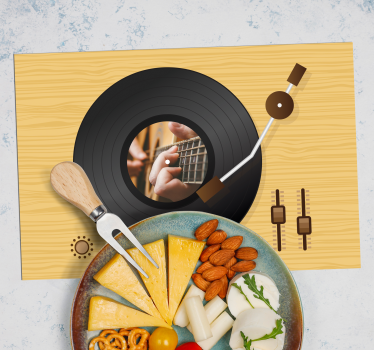 Original vinyl disk tilpasses foto original vinyl bordbrikke - Tenstickers