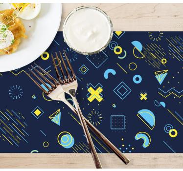 Spiller symboler med farger originale spisebrikke - Tenstickers