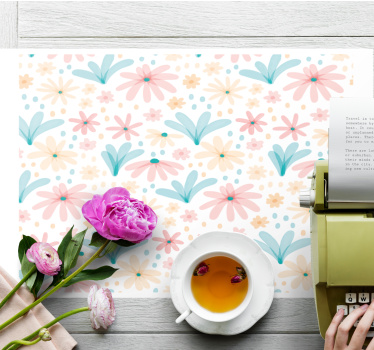 Spisebrikke original blomsterfarger - Tenstickers