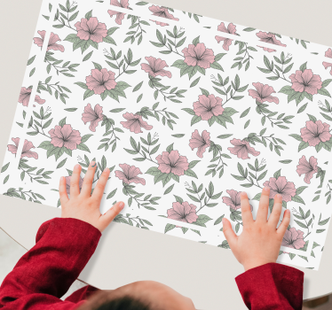 Spisebrikke original blomsterkomposisjon - Tenstickers