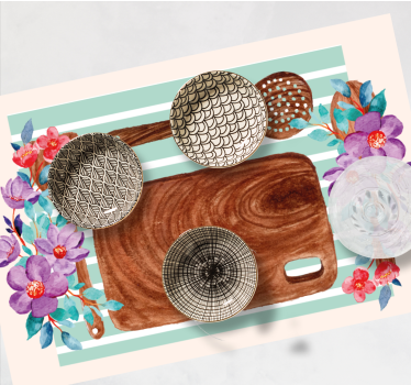 Spisebrikke original elegant kulinarisk scene - Tenstickers
