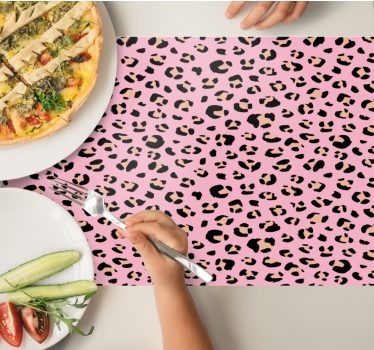 Spisebrikke original leopardmønster estetikk - Tenstickers