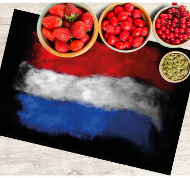 Spisebrikke original nederlandsk flaggmønster - Tenstickers