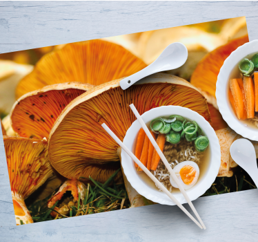 Spisebrikke original sopp med ramen - Tenstickers