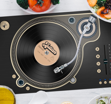 Vinyl plate navn vinyl spisebrikker - Tenstickers