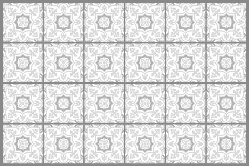 Gråtoner spisebrikke original - Tenstickers